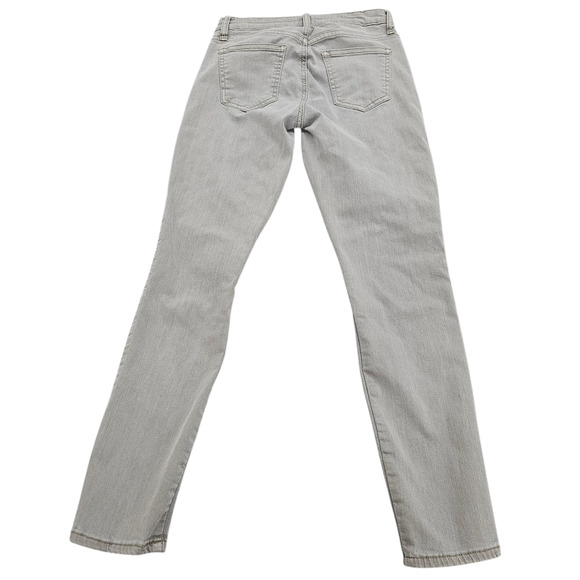 Pistola Jeans Womens Size 26 Gray Audrey Moto Skinny Stretch Light Wash - Picture 2 of 14